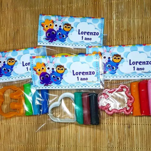 Mini Massinha Personalizada - Bolofofos Menino