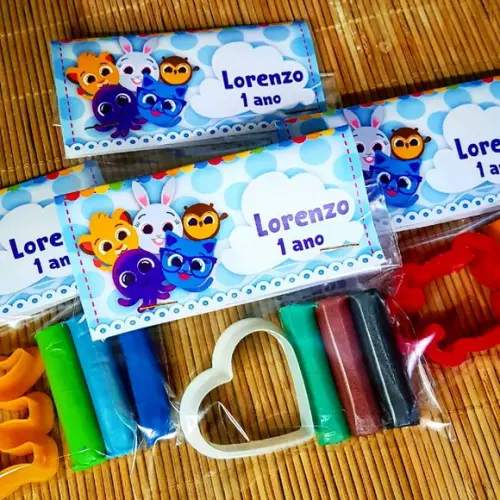 Mini Massinha Personalizada - Bolofofos Menino