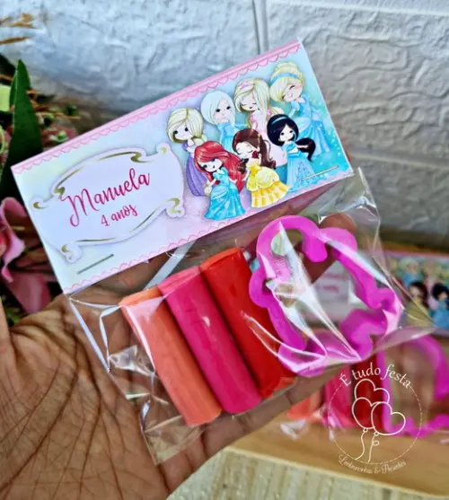 Mini Massinha Personalizada - Princesas