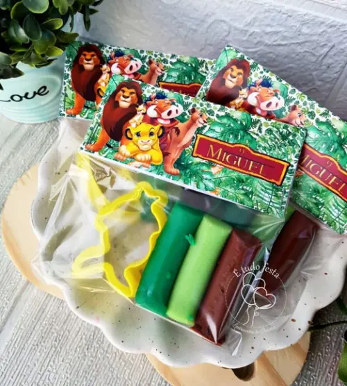 Mini Massinha Personalizada - o Rei Leão