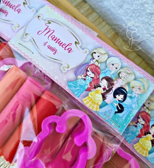 Mini Massinha Personalizada - Princesas