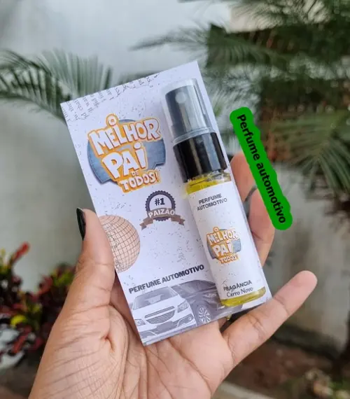 Perfume Automotivo Personalizado para Carro Dia dos Pais