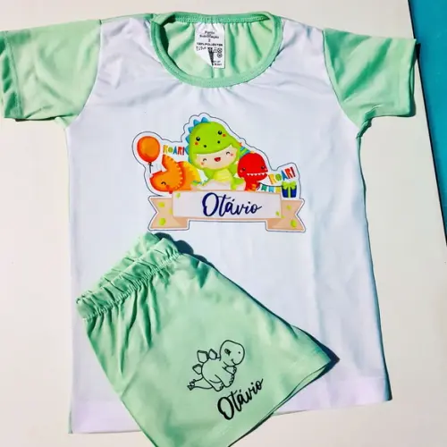 Pijama Personalizado - Dinossauro Baby