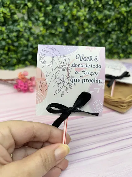 Pirulito Personalizado- Dia das Mulheres