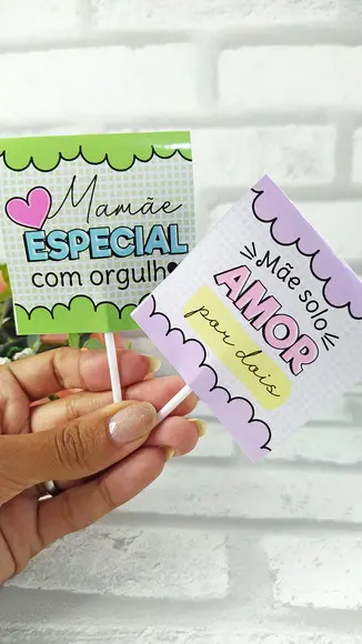 Pirulito Personalizado- Dia das Mães