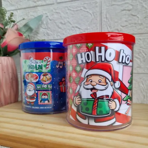 Porta Lápis de Acrilico - Natal