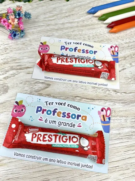Prestigio Personalizadas com Cartão - Volta as Aulas