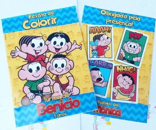 Revista de Colorir Turma da Monica