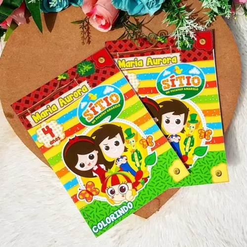 Revista de Colorir Sítio do Pica Pau Amarelo
