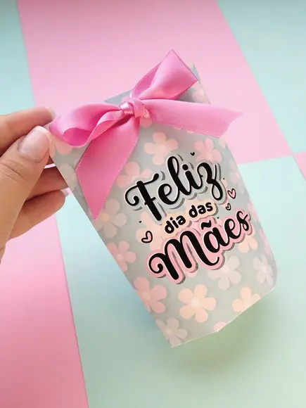 Saco Metalizado Zip Lock Personalizado Dia das Mães