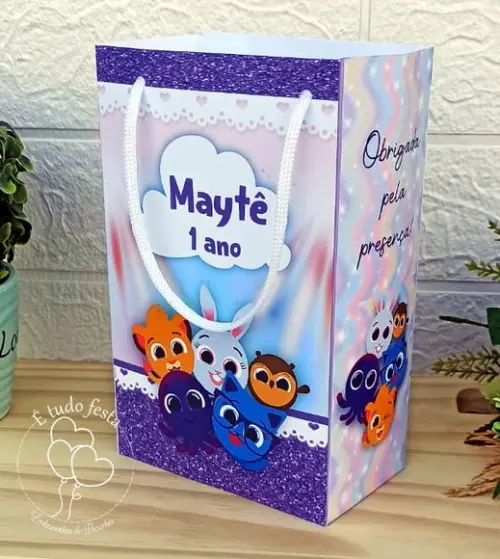 Sacolinha Personalizada - Bolofofos Menina