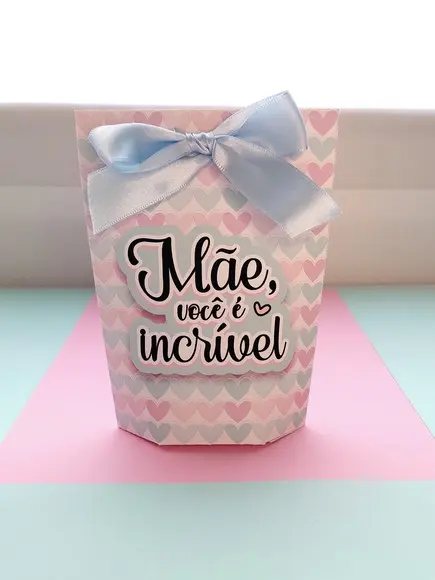 Saco Metalizado Zip Lock Personalizado Dia das Mães