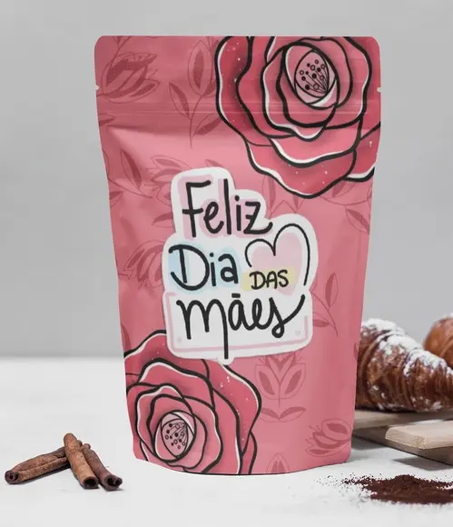 Saco Metalizado Zip Lock Personalizado Dia das Mães