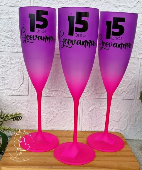 Taça Gin Personalizada 15 Anos