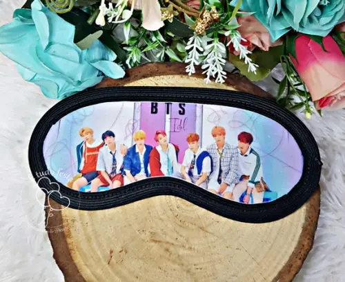 Tapa Olhos Personalizada - Banda Bts