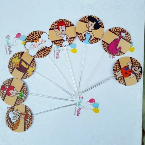 Topper para Doces os Flinstones