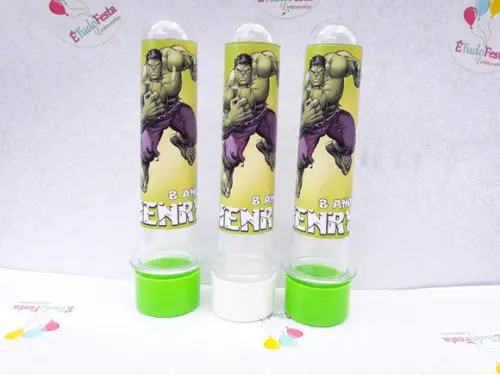 Tubete Personalizado Incrível Hulk