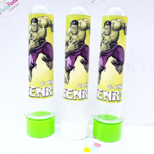 Tubete Personalizado Incrível Hulk