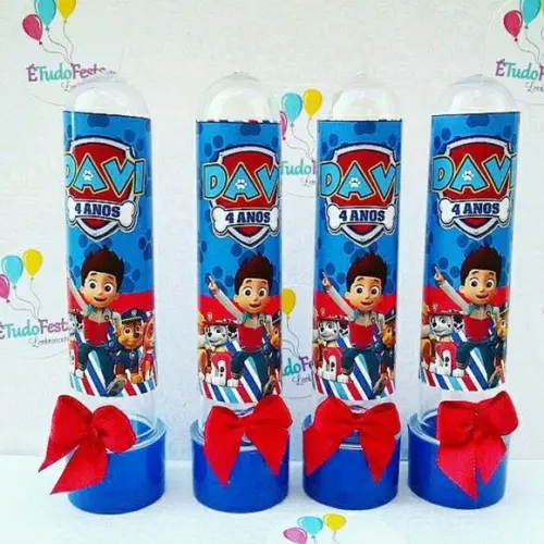 Tubete Personalizado Patrulha Canina