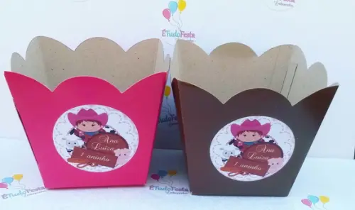 Cachepô personalizado - Fazendinha