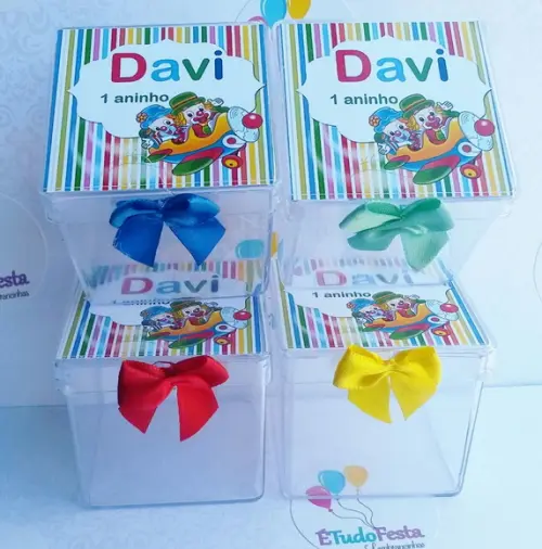 Caixinha acrílica personalizada - Patati Patatá