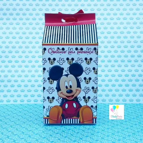Caixinha de Milk personalizada Mickey Mouse