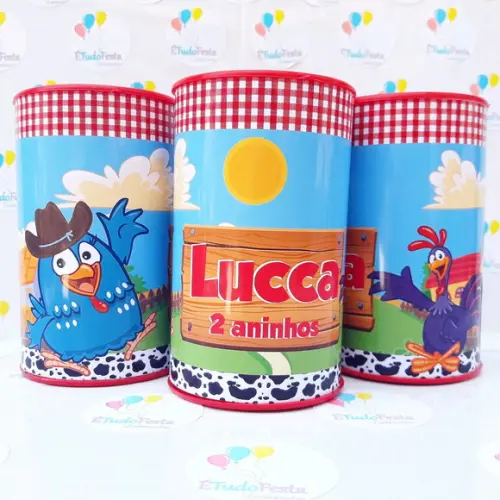 Cofrinho Galinha Pintadinha Fazendeira
