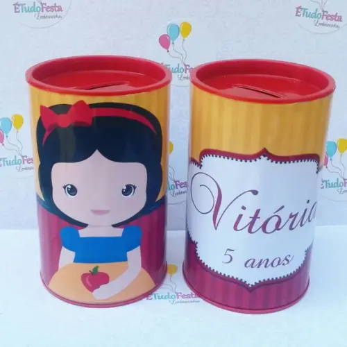 Cofrinho personalizado - Branca de Neve Baby