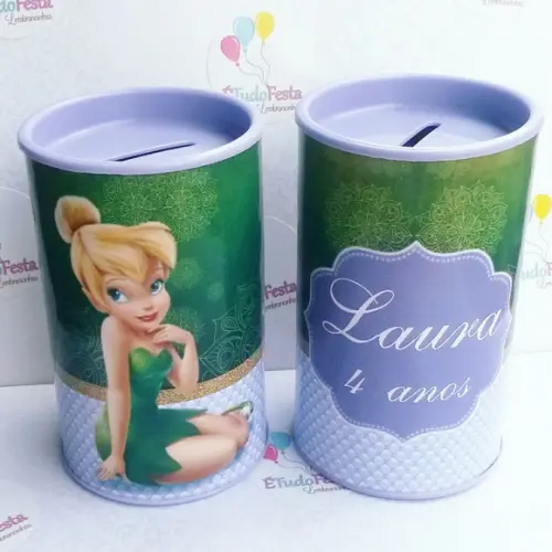 Cofrinho personalizado - Sininho / tinker bell