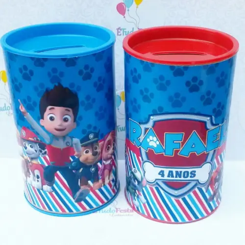 Cofrinho personalizado - Patrulha Canina