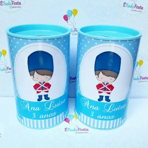 Cofrinho personalizado Soldadinho de Chumbo