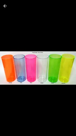 Copo Long Drink personalizado Power Rangers Preto