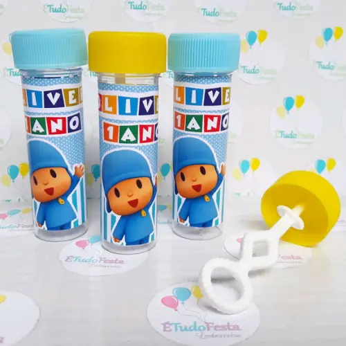 Frasco bolinha de sabão personalizado Pokoyo