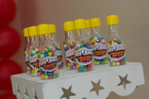 Garrafinhas personalizadas Power Rangers