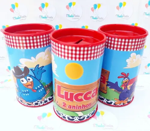Kit festa infantil Galinha Pintadinha fazendeira
