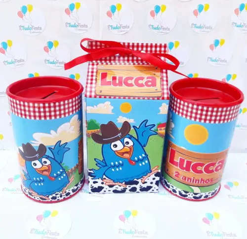Kit festa infantil Galinha Pintadinha fazendeira