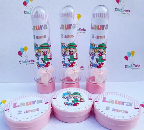 Kit festa infantil Patati Patatá - Rosa