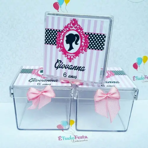 Kit festa infantil personalizado - Barbie (silhueta)