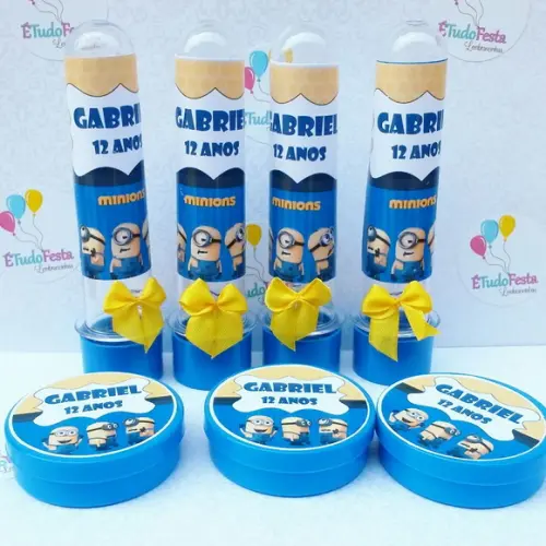 Kit festa infantil personalizado - Minions