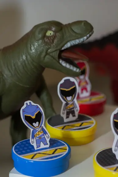 Latinha 3D personalizada Power Rangers