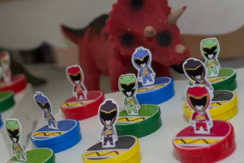 Latinha 3D personalizada Power Rangers