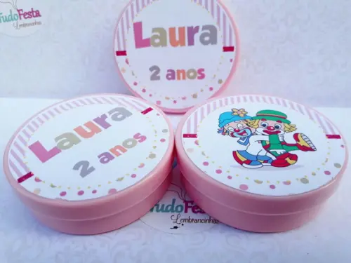 Latinha personalizada Patati Patatá - Rosa