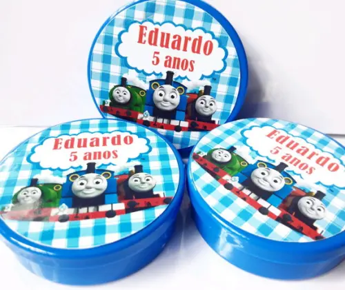 Latinha personalizada Thomas e seus amigos