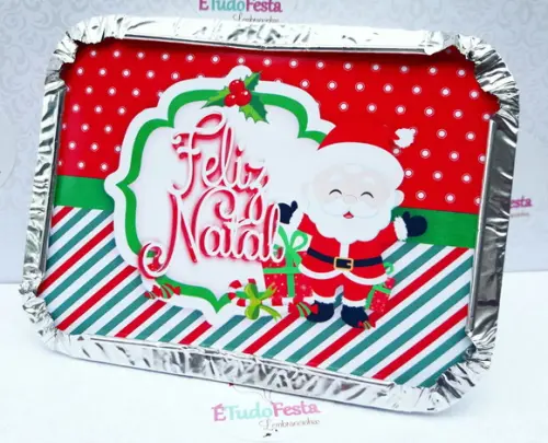 Lembrancinha de natal - Marmitinha personalizada
