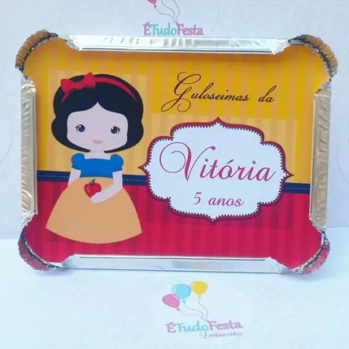 Marmitinha personalizada - Branca de Neve Baby