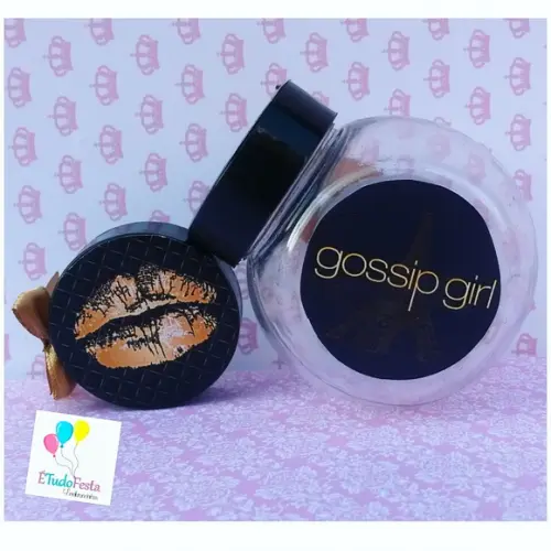Mini baleiro personalizado - Gossip Girl