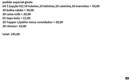 pedido gisele