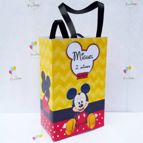 Sacolinha Mickey Mouse personalizada