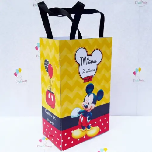 Sacolinha Mickey Mouse personalizada