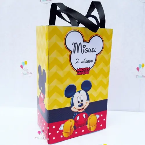 Sacolinha Mickey Mouse personalizada